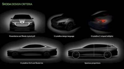 Skoda показала ключевые аспекты дизайна Superb 2023 - auto.24tv.ua - Словакия