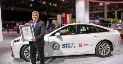 Водородная Toyota Mirai попала в Книгу рекордов Гиннесса - delo.ua - Украина - Usa - штат Калифорния - Лос-Анджелес