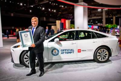 Уэйн Гердес - Водородный Toyota Mirai установил новый рекорд по дальности хода - bin.ua - Украина - штат Калифорния