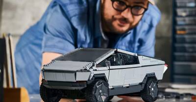 Mattel выпустила конструктор с пикапом Tesla Cybertruck с «трещинами» на стеклах - motor.ru