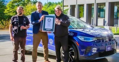 Volkswagen ID.4 установил рекорд Гиннесса по дальности поездки в пределах одной страны - motor.ru - Сша