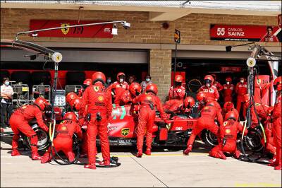 Карлос Сайнс - С.Перес - DHL Fastest Pit Stop Award: Лучший пит-стоп у Ferrari - f1news.ru