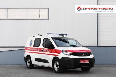 Компактный медицинский автомобиль на базе PEUGEOT Partner - мобильность и оперативность это наш приоритет! - autocentre.ua