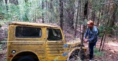 Видео: спасение раритетного Suzuki Jimny из горного плена, в котором внедорожник провел полвека - motor.ru - Usa - штат Невада