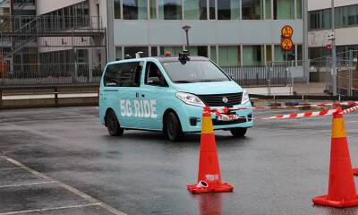 В Стокгольме испытали микроавтобус с искусственным интеллектом (видео) - autocentre.ua - Стокгольм