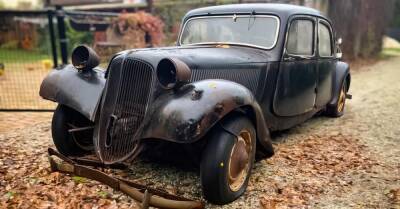 На продажу выставлен редчайший 72-летний Citroen, который годами ржавел в гараже - motor.ru - Голландия