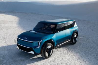Kia представила электрический кроссовер Concept EV9 - autostat.ru - Лос-Анджелес