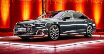 Audi представила рестайлинговый A8 с «умными» фарами из 1,3 миллиона зеркал - motor.ru