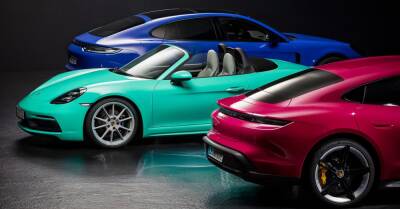Porsche предлагает покрасить автомобиль в любой оттенок, будь то цвет лака для ногтей или сумочки - motor.ru