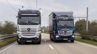 Водородные грузовики Mercedes-Benz будут тестировать на дорогах общего пользования - auto.24tv.ua