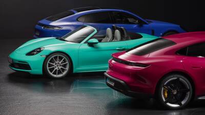 Porsche вернула классические цвета современным моделям - autonews.autoua.net