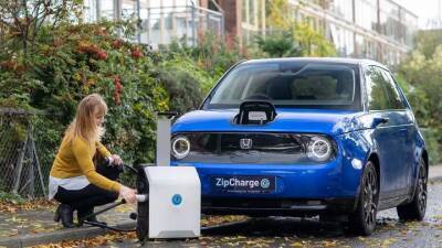 Переносной аккумулятор ZipCharge Go поможет разряженным электромобилям - auto.24tv.ua