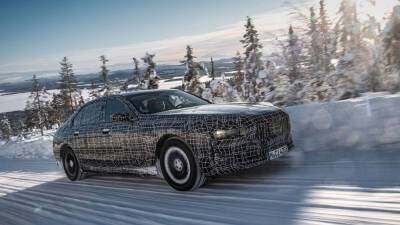 Новый седан BMW i7 проходит испытания вблизи Полярного круга - autonews.autoua.net