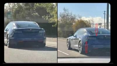 Tesla готовит обновления для Model S: машина уже попалась на фото - autocentre.ua - штат Калифорния