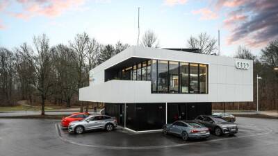 Audi сделала лаунж-дом для зарядки электромобилей - motor.ru