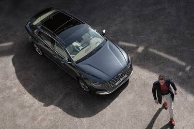 Следующий Hyundai Grandeur попался шпионам: седан снова удивит дизайном - kolesa.ru - Корея