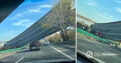 В Китае обрушился пролет автострады – много погибших и пострадавших – фото и видео - obozrevatel.com - Китай - Эчжоу - провинция Хубэй