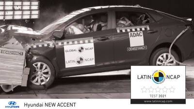 Hyundai Accent 2021 с одной подушкой безопасности провалил краш-тесты - autonews.autoua.net