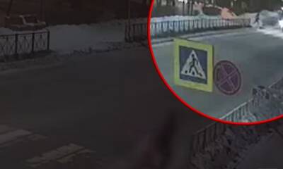 Появилось видео, как грузовик сбил пешехода на трассе в Карелии - gubdaily.ru - республика Карелия