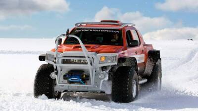 Джейсон Де-Картерет - Полярный экспресс: пикап Toyota установил рекорд самого быстрого путешествия к Южному полюсу - auto.24tv.ua - Антарктида