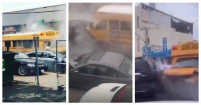 В Нью-Йорке угнали школьный автобус и устроили гонки как в фильме «Скорость» - skuke.net - Нью-Йорк - Нью-Йорк