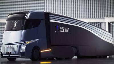 Geely показала грузовик Homtruck для конкуренции с Tesla Semi - auto.24tv.ua - Китай