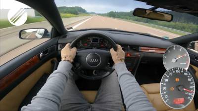 20-летнюю Audi разогнали до максимальной скорости на немецком автобане - autocentre.ua