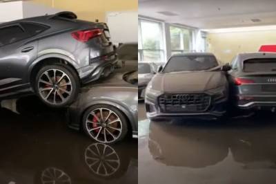 Вода уничтожила шоурум с новыми Audi (видео) - autocentre.ua - Германия - Леверкузен