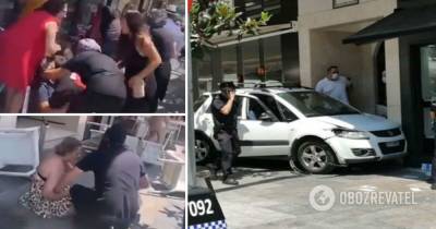 В Испании автомобиль въехал в группу отдыхающих: пострадали 9 человек. Фото и видео ДТП 18+ - obozrevatel.com - Испания