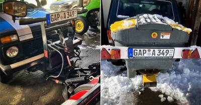 10-летнюю Lada Niva превратили в снегоуборщик и продают в Германии за миллион рублей - motor.ru - Германия