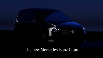 Mercedes-Benz показал на тизере новый Citan - autonews.ua - Украина