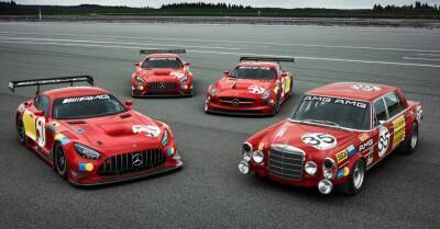Трио споркаров Mercedes-AMG напомнит об успехе «Красной свиньи» - motor.ru
