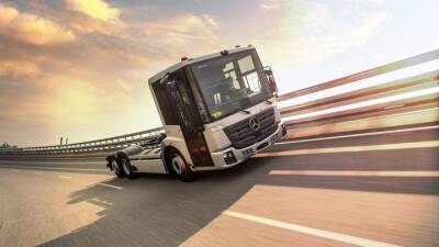 Mercedes Benz Eeconic - Mercedes-Benz готовится к производству еще одного электрического грузовика-eEconic - auto.24tv.ua - Mercedes-Benz