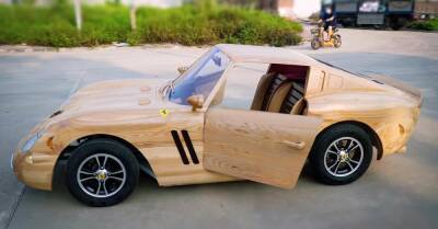 Чыонг Ван Дао - Видео: посмотрите на деревянную копию Ferrari 250 GTO с электромотором от картинга - motor.ru