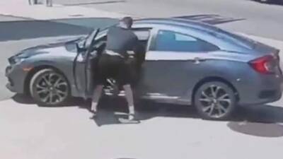 Видео: боец ММА застукал вора за попыткой украсть его авто - auto.24tv.ua