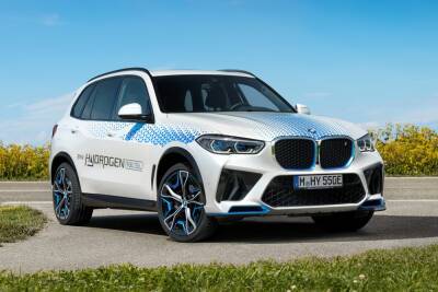 Водородный BMW iX5 Hydrogen: уже без камуфляжа, премьера — в сентябре - kolesa.ru