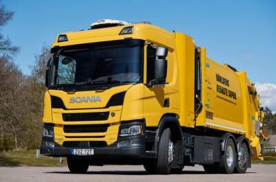 На дороги выехал первый водородный мусоровоз Scania (видео) - autocentre.ua - Швеция