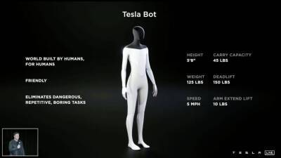 Илон Маск - Tesla создает человекоподобного робота - autonews.autoua.net