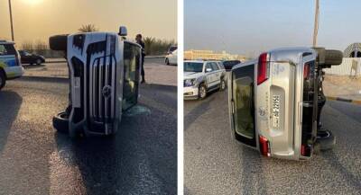 Новейший Toyota Land Cruiser 300 разбили сразу после покупки - autocentre.ua - Кувейт
