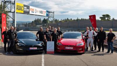 Tesla Model S Plaid стала самым быстрым серийным электромобилем Нюрбургринга - kolesa.ru