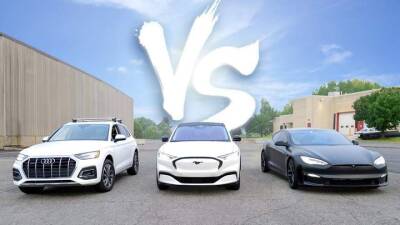 Браунли Маркес - Какой автомобиль быстрее проедет 1000 миль: бензиновый Audi, Tesla Model S или Ford Mach-E? - auto.24tv.ua - Нью-Йорк - Нью-Йорк