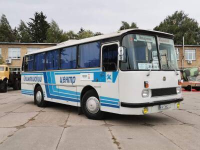 Показан уникальный автобус ЛАЗ олимпийской сборной Украины (видео) - autocentre.ua - Украина - Запорожье - Львов