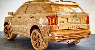 Посмотрите на деревянную копию Kia Sorento, которую можно купить - motor.ru - Вьетнам