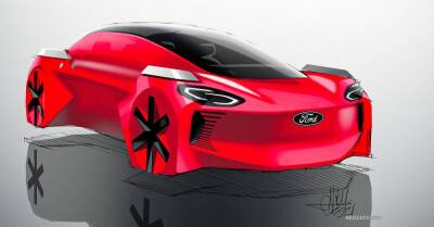 Посмотрите на концепт летающего автомобиля Ford, который придумали 8-летние дети - motor.ru