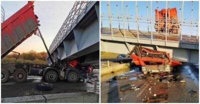 В Пермском крае грузовик обрушил пешеходный мост - skuke.net - Екатеринбург - Пермь - Пермский край