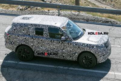 У Range Rover нового поколения будет ещё одна гибридная версия: внедорожник проехался на камеру - kolesa.ru