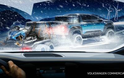 Volkswagen показал новый Amarok на заснеженной дороге - autocentre.ua - Австралия - Аргентина - Юар