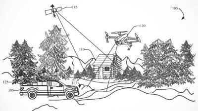 Ford запатентовал дрон, который поможет ездить по тяжелому бездорожью. И вот как - motor.ru - Сша