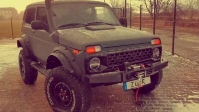 Видео: посмотрите на новую Lada Niva Zubr от немецких тюнеров - motor.ru