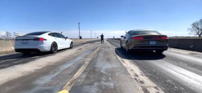 Tesla Model S Plaid против Lucid Air – итог гонки показали на видео - autocentre.ua